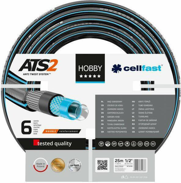 Cellfast Tuinslang Hobby ATS 3/4 inch, 45 meter, inclusief houder