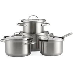 BK Vesta - 5 delige pannenset (CC006823-001), Pfannenset + Topfset, Silber