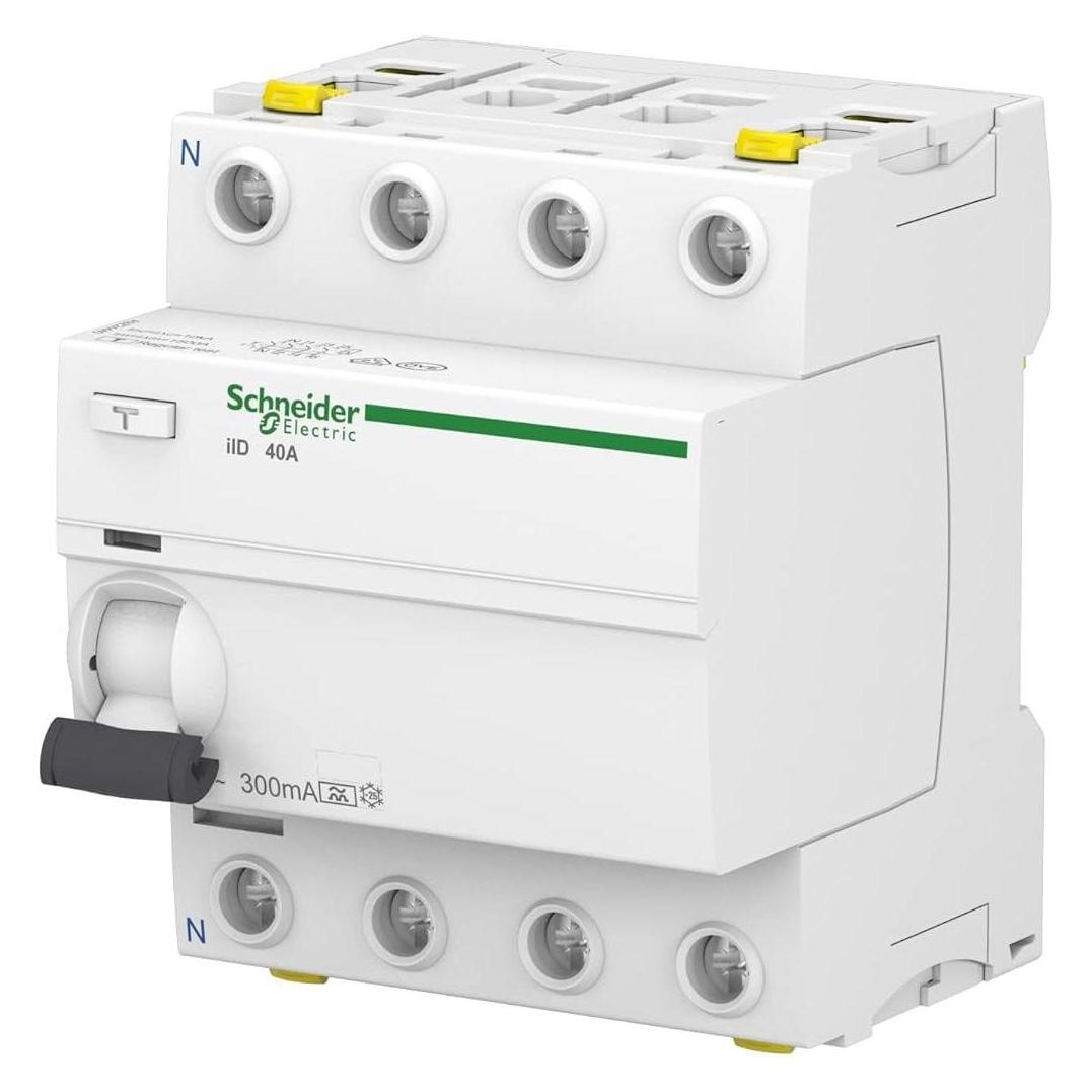 Schneider Electric Acti9 iID RCCB 4Pole 40A 300ma Type A (A9Z24440)