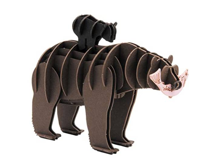 FRIDOLIN 3D papieren model - Bier