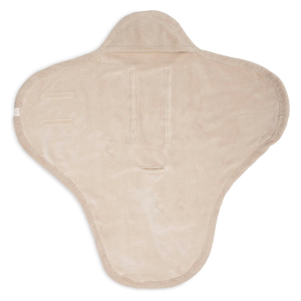 Jollein Einschlagdecke für Babyschale Fluffy - Sand (100 x 105 cm) (032-566-68212)