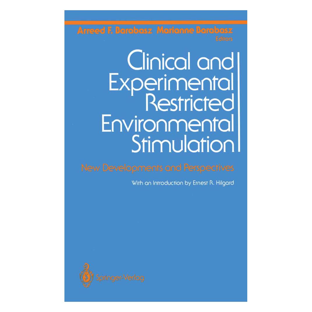 Springer Clinical and Experimental Restricted Environmental Stimulation (Englisch, Softcover, Arreed F. Barabasz, Marianne Barabasz) (55556074)