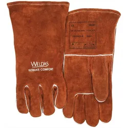 Weldas Schweißerhandschuhe braun EN 388 EN 12477 PSA II Gr. L (9)  - 10-2392-L
