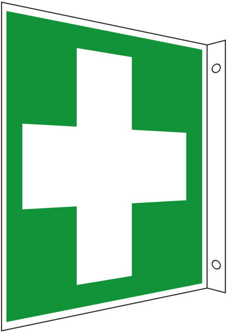 Panneau de drapeau de sauvetage Eichner Premier secours Panneau de drapeau (9225-14615-015)