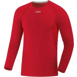 JAKO Herren Longsleeve Compression 2.0, Größe L in Rot Rot