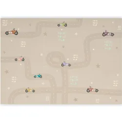 Artgeist, Tapete, Fototapete - Racing Cars (400 x 280 cm)
