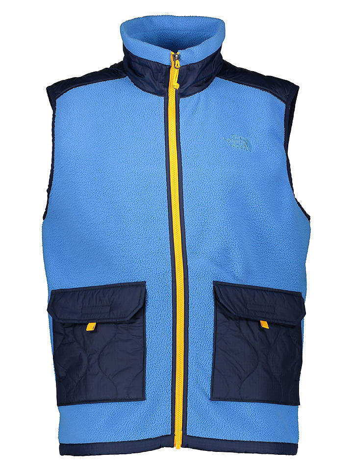 The North Face Fleeceweste "Royal" in Hellblau/ Dunkelblau - XS