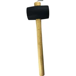 Berger Gummihammer aus Holz mit Heringsauszieher