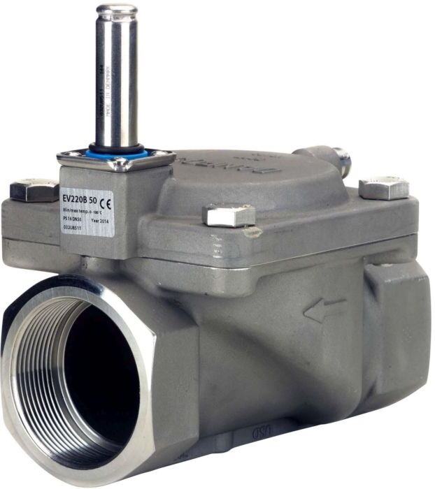Danfoss Magnetventil 032U8505 50SS, G 2, kvs 40, stromlos geschlossen, NC