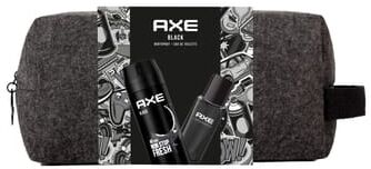 Axe Black EDT 100 ml + Desodorizante 150 ml + Necessaire Lote 3 Unds