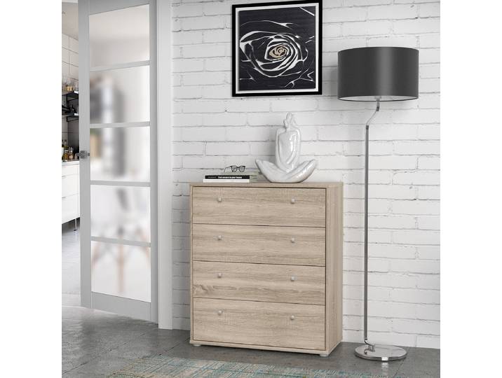 Container 74cm Beige/Eiche Sonoma Dekor