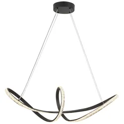 LED-Hängeleuchte Schwarz max. 33 Watt