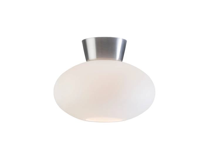 Belid Bullo Deckenleuchte Opalglas Ø27cm Aluminium