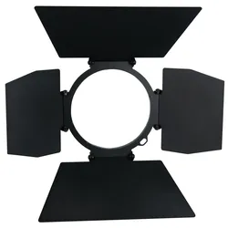 Showtec Barndoor for ACT 200 W Schwarz - 4-flügeliges Barndoor aus Metall