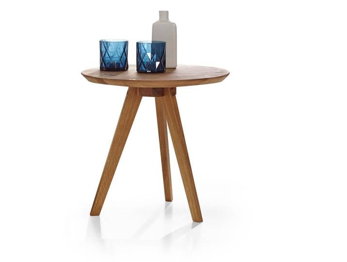 AUSTIN Beistelltisch, Material Massivholz, Wildeiche