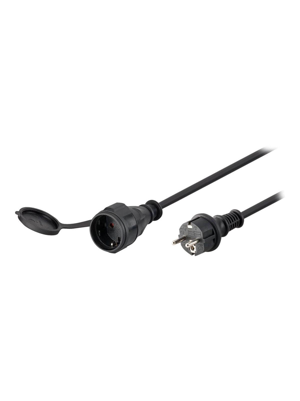 Pro goobay - power cable - Power (CEE 7/4) - Type F Plug - 25m - Schwarz