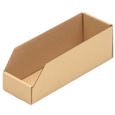 KK Verpackungen 1050 Regalkartons 300 x 100 x 100 mm Sortierboxen Lagerboxen Aufbewahrung Wellpappe