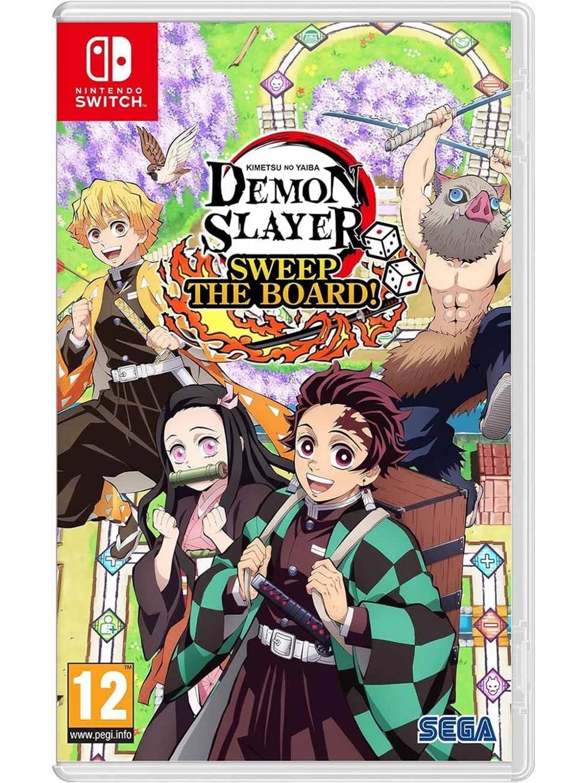 Demon Slayer: Kimetsu no Yaiba - Sweep the Board! - Nintendo Switch - Party - PEGI 16
