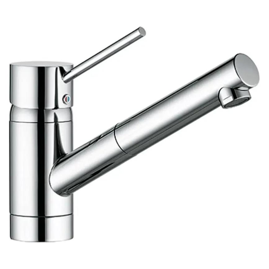 Kludi SCOPE Mitigeur monocommandé pour évier, levier fermé, avec bec extractible, chrome, 339310575 (339310575)