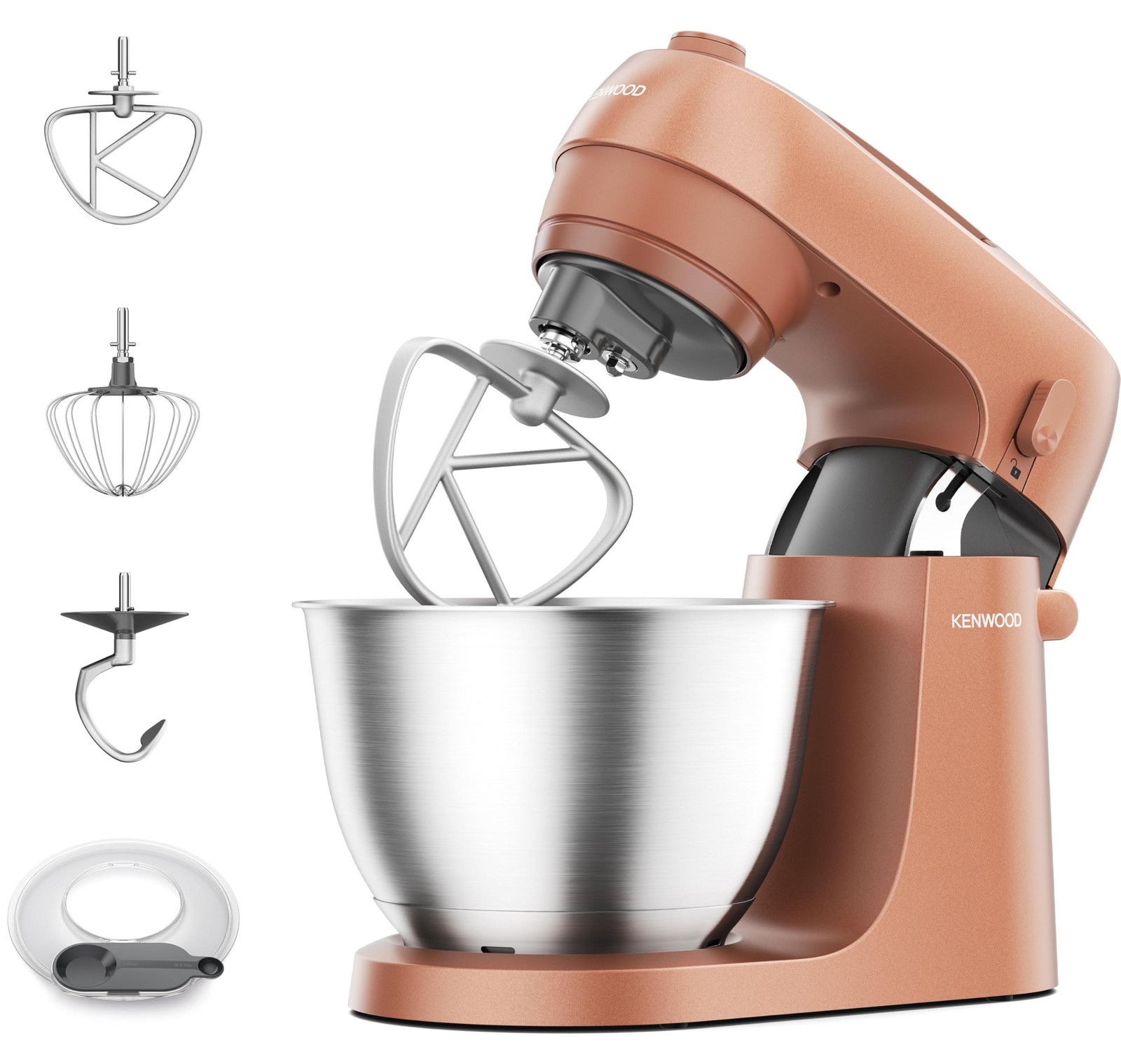 Kenwood GO Keukenmachine KZM35.000RD Rood met 800 Watt en roestvrijstalen onderdelen