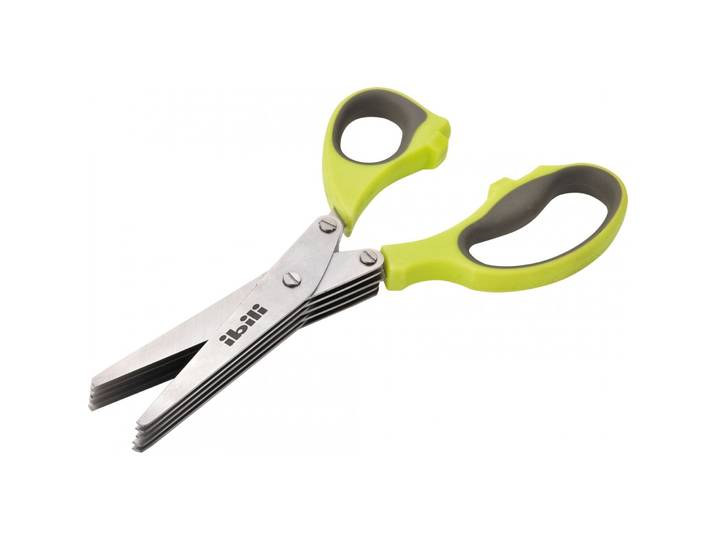 Kräuter- und Gewürzschneider Ibili grün Edelstahl/Kunststoff H 1.6 cm
