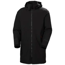 Regenmantel „BARCODE SHELL“ - M - schwarz