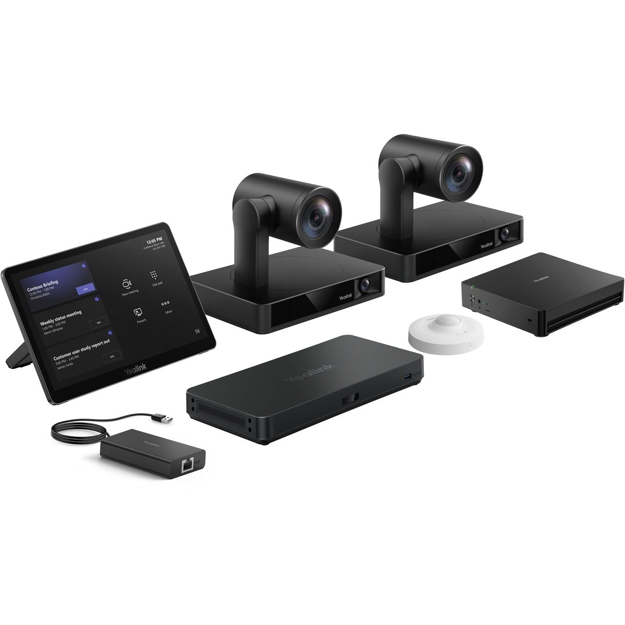 Yealink MVC S90-C5U-004 UVC86, MCoreKit-C5U (MCore4,MTouch Plus, Room Sensor) MVC-Byod Extender, USB Byod Adapter - Win11 IOT Enterprise OS