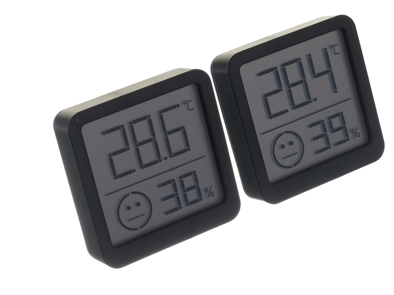 TFA Thermo-Hygrometer BK Set of 2 Black