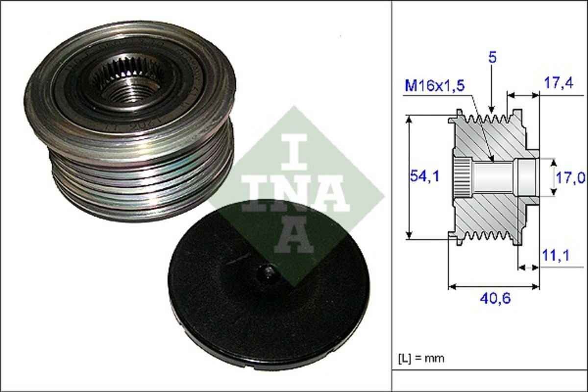 Schaeffler Ina Generatorfreilauf INA 535 0089 10