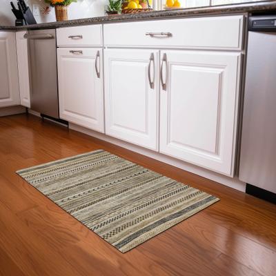 Addison Rugs Machine Washable Indoor/ Outdoor Stripe Abstracts Chantille Rug