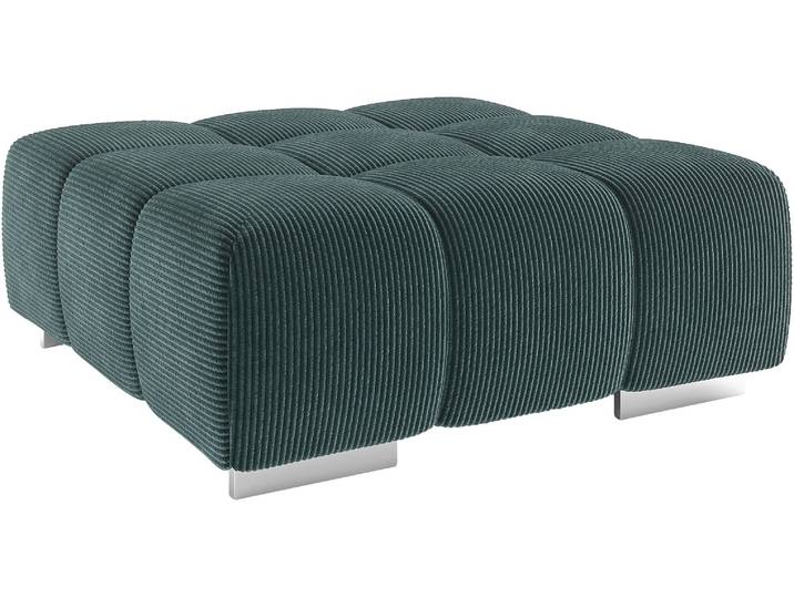 Hocker COTTA Orion , grün (hunter), B:103cm H:42cm T:103cm, 100% Polyester, Hocker, Hocker