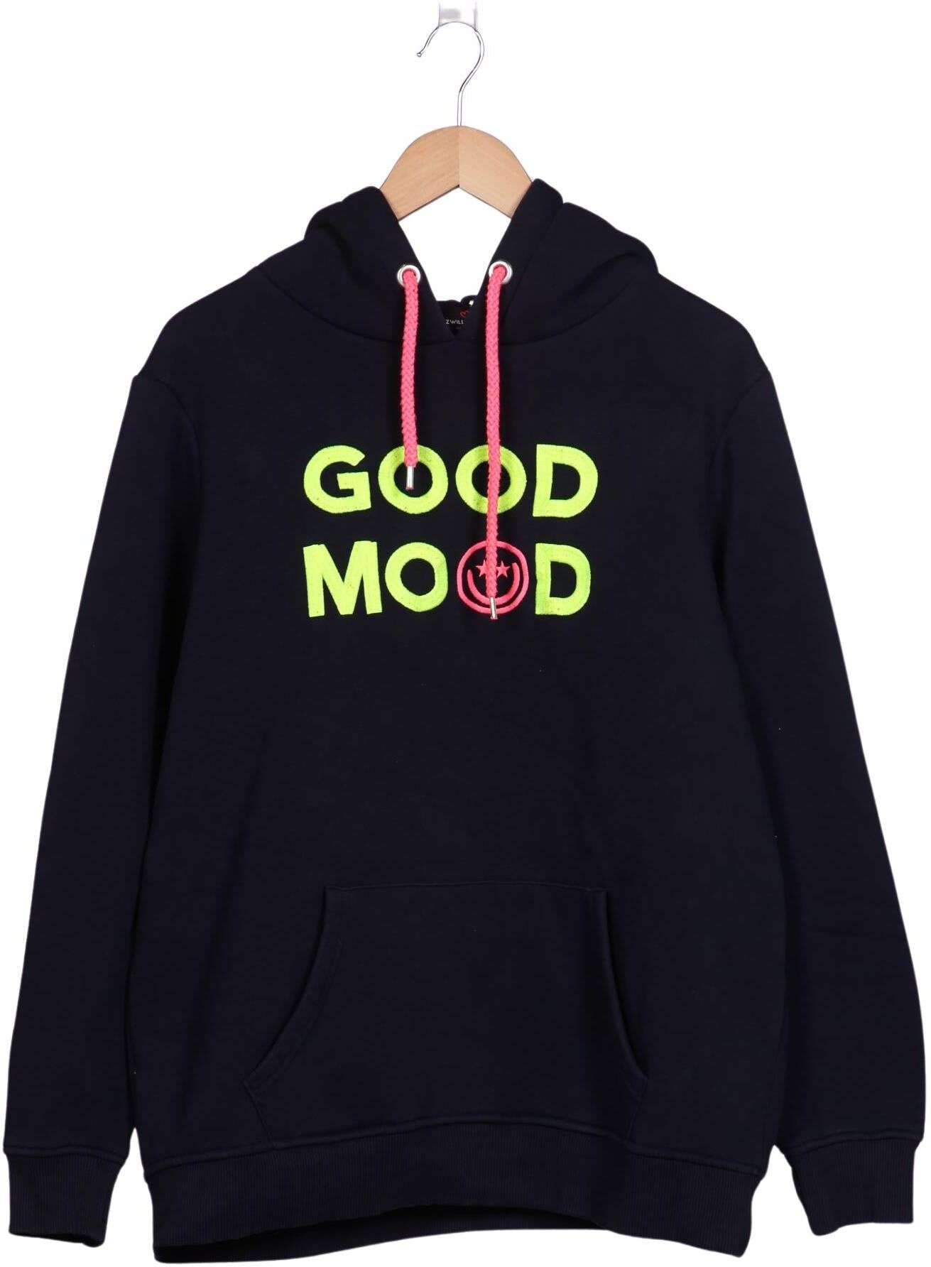 Zwillingsherz Damen Kapuzenpullover, Neon, Gr. L, Baumwolle / Synthetik - Second Hand