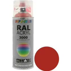 DUPLI-COLOR  Spraydose  RAL-Acryl  feuerrot  glänzend  400  ml  RAL  3000