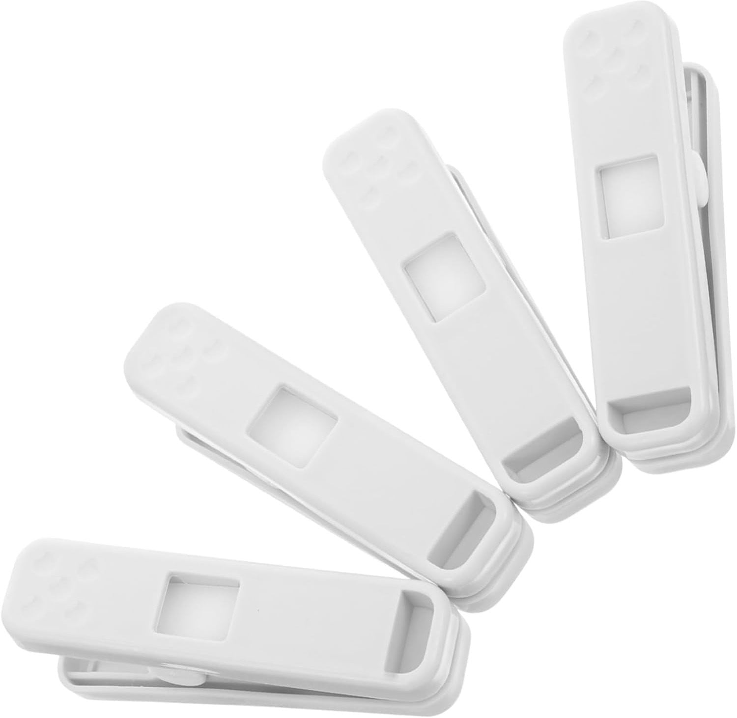 Set van 4 winddichte wasknijpers en quiltklemmen voor wasgoed en sokken