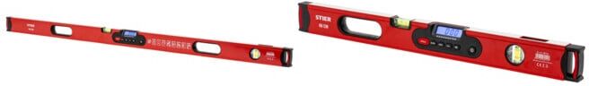 Set STIER Digitale Wasserwaage SDW-1200 120cm+Digitale Wasserwaage SDW-600 60cm