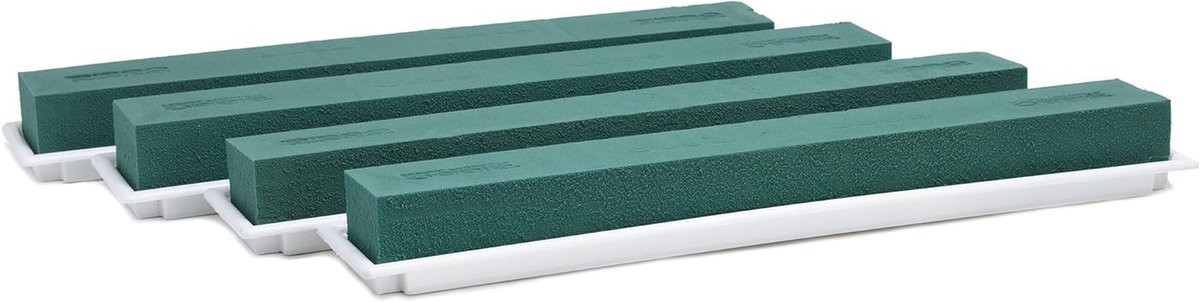 Wit Bloemschikschuim met Waterreservoir - 48 cm