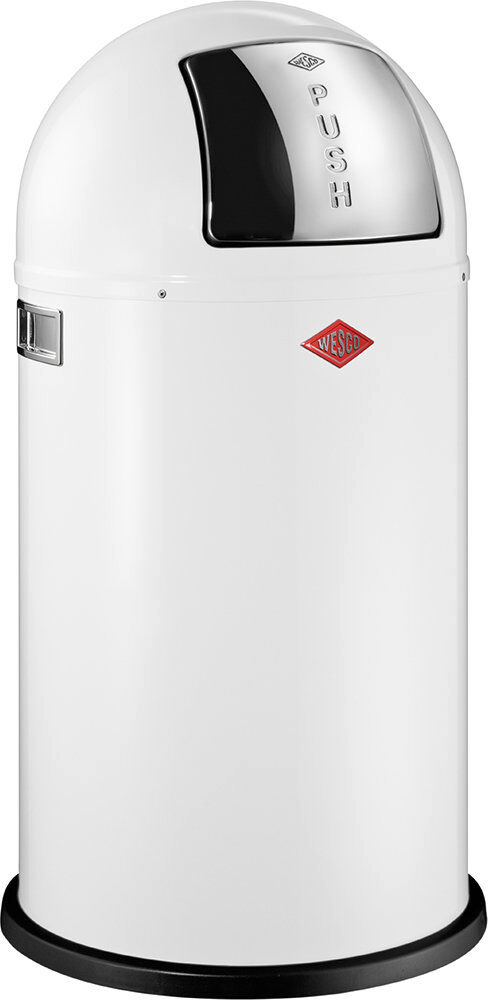 Wesco Pushboy 50L Bin White 50L
