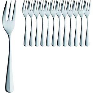 Solex Kuchengabeln Baguette 110113, silber poliert, Edelstahl 18/10, 14,5 cm, 12 Stück