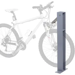 Fahrradbügel MCW-G20, Fahrradständer Anlehnbügel, verzinkter Stahl Outdoor-pulverbeschichtet 96x24x10cm ~ grau