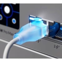 UniFi Etherlighting Cat.6 Patch Kabel weiß/transparent, 1 Meter