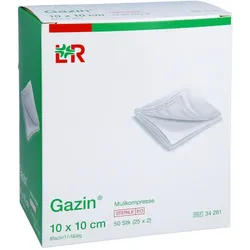 Gazin Kompr 10x10 cm 8f St