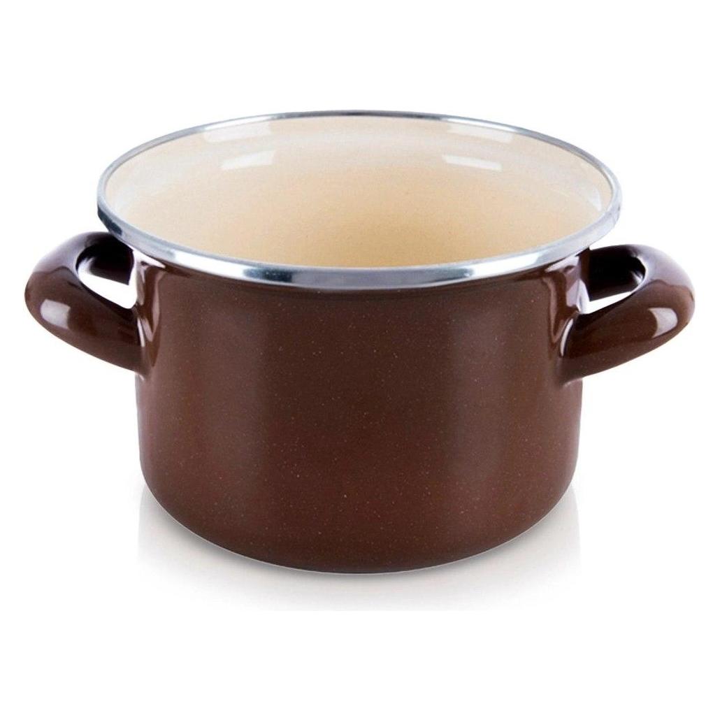 Lumarko Garnek emaliowany BROWN 14 cm, 950 ml (Kochtopf) (64593826)