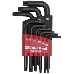 Gedore Red, Schraubenzieher, red R36405009 Winkelschraubendrehersatz TX T10-50 9-teilig (TX)