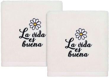 Avanti Linens Avanti Life is Good 2-Pack Hand Towel Set - Hand Towel 2pk Set