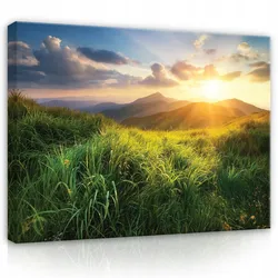 BILDER Landschaft Berge 120x80