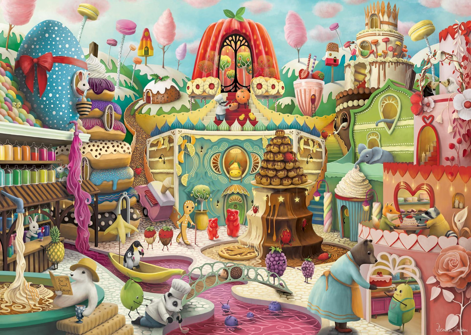 Ravensburger Puzzel Zoete Straat 1000 stukjes