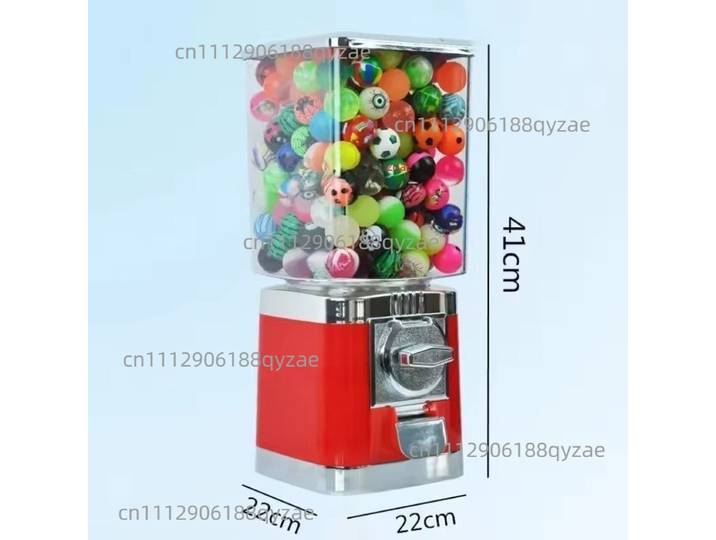 Distributeur automatique de balles rebondissantes avec boîte à monnaie GV18F, distributeur automatique de bonbons