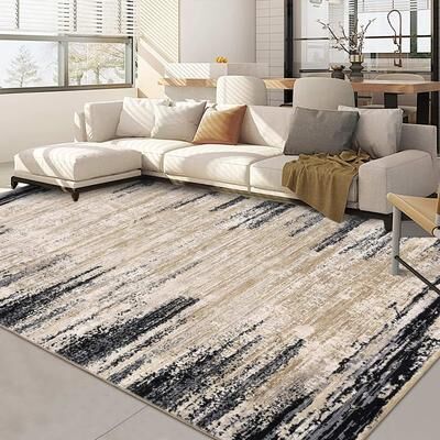 Garvee Modern Mountain Peak Abstract Area Rug