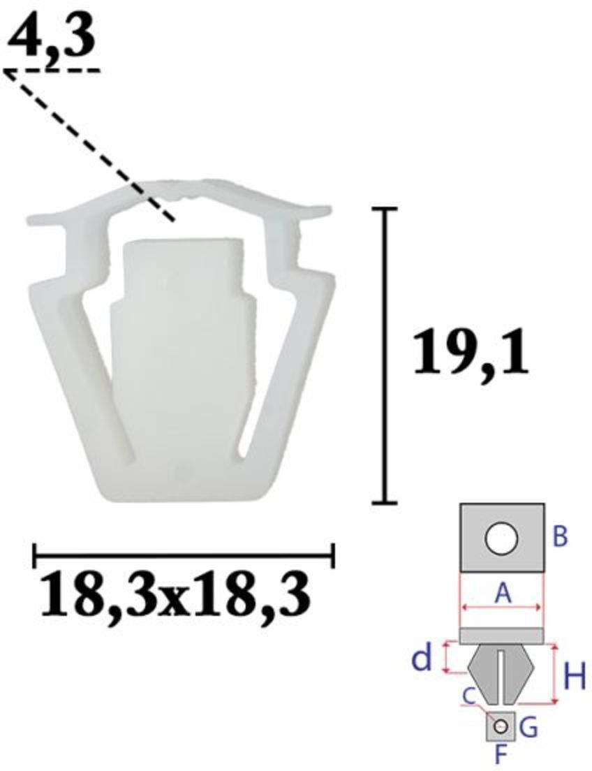 Montagewürfel ROMIX ROM C70765