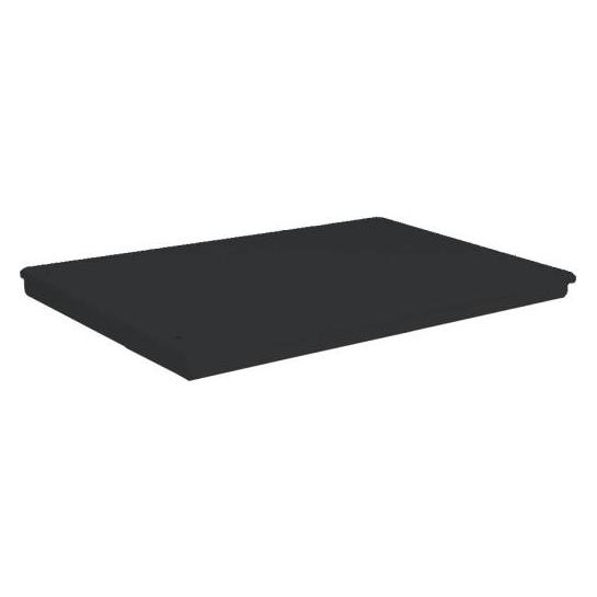 Unicraft - Arbeitsplatte Metall, glatt, 1000 x 600 mm (Metall) (6110300)